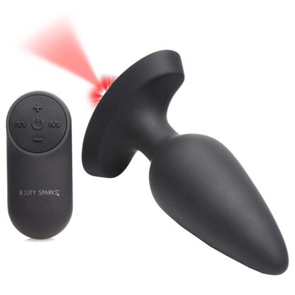 Booty Sparks Laser Fuck Me Medium Anal Plug with Remote Control Black - Image 2