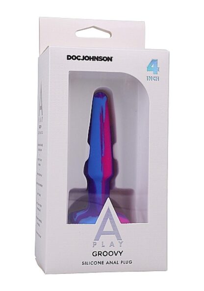 Doc Johnson A-play Groovy Silicone Anal Plug 10 cm - Image 2