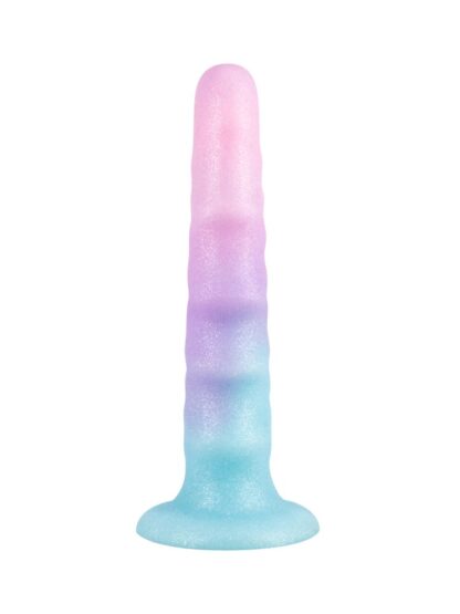 Lola Flow Unicorn silikonové dildo s vroubky 17 cm - Image 2