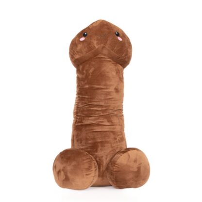 Shots Plyšový penis tmavý 100cm