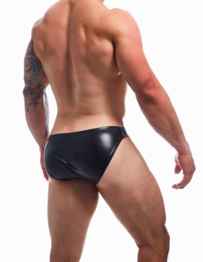 Moderní pánské spodní prádlo BL4CK by C4M Boost Black Bikini Brief - Image 2