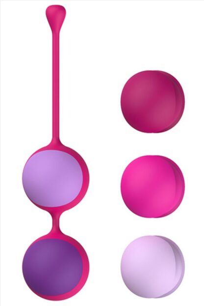 Venušiny kuličky pro ženy Liebe Kewos Cerise/Candy Violet - Image 2