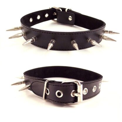 BDSM Obojky Rouge Spiked Collar s Hroty - Image 2