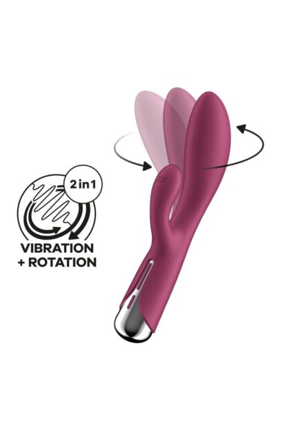 Satisfyer Spinning Rabbit 1 Red - Image 2
