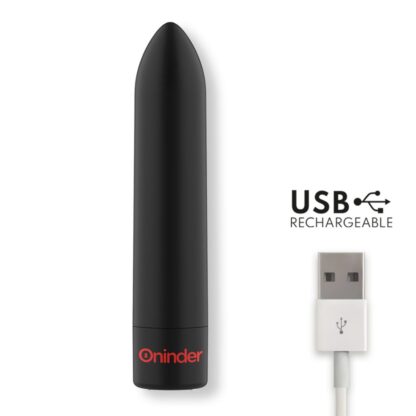 Mini vibrátor Oninder Berlin Bullet Vibrator Black - Image 2