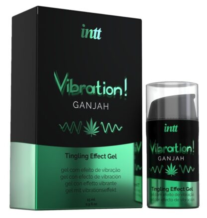 intt Vibration! Tingling Effect Gel Ganjah konopí15 ml - Image 2