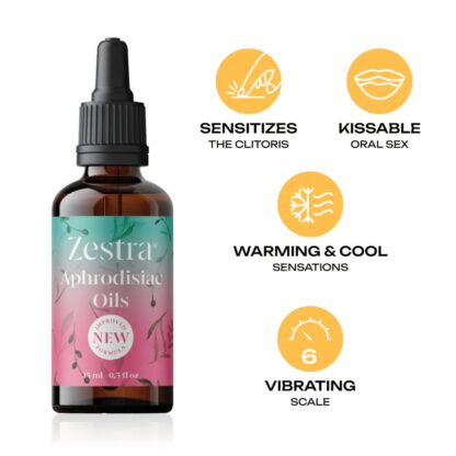 Orgasmická lubrikační olej Zestra Aphrodisiac Oil 15ml - Image 2