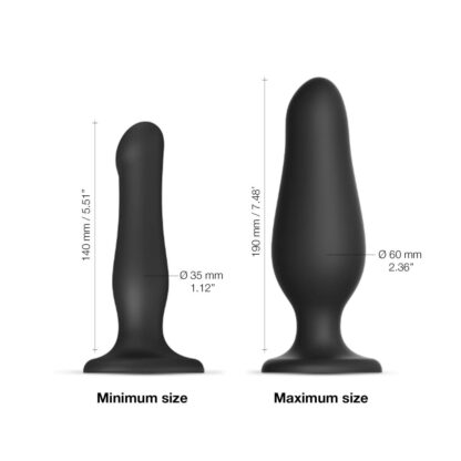 Silikonové nafukovací dildo s kuličkou - Image 2