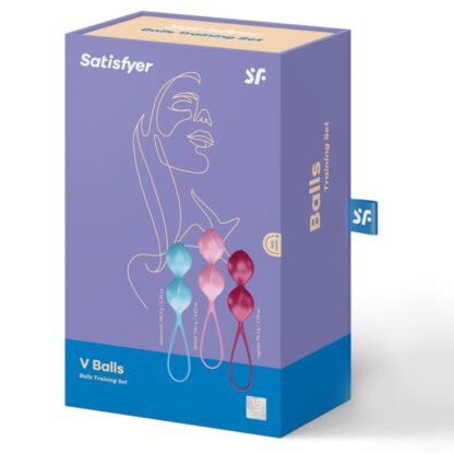 Satisfyer V Balls Double set 3 ks barevné - Image 2