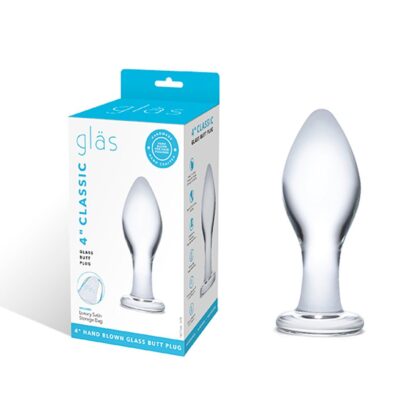 Skleněný anální kolík Gläs Classic Glass Butt Plug pro ženy - Image 2
