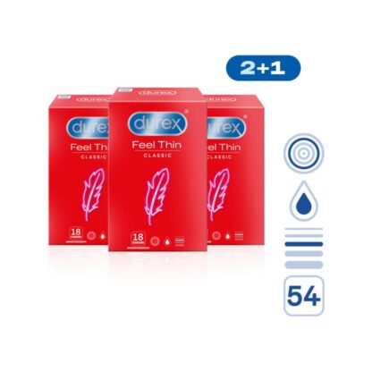 Durex Feel Thin Classic Pack 54 ks - Image 2