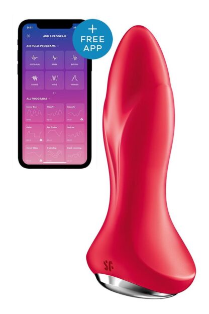 Anální vibrátor s rotujícími kuličkami a Bluetooth - Image 2