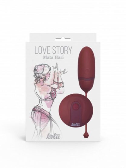 Vibrační vajíčko na dálkové ovládání Mata Hari wine red - Image 2