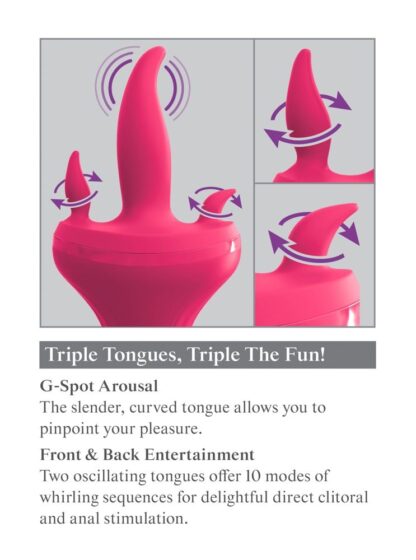 Silikonový trojitý vibrátor Pipedream 3Some Holey Trinity - Image 2