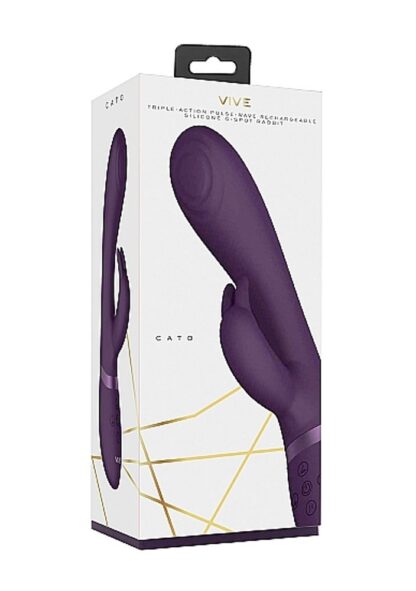VIVE Cato Pulse G-Spot Rabbit Purple - Image 2